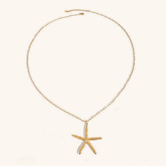 Claudia Gold Starfish Necklace